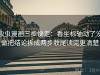 虫虫漫画三步快走：看坐标轴动了没做把结论拆成两步收尾读完更清楚